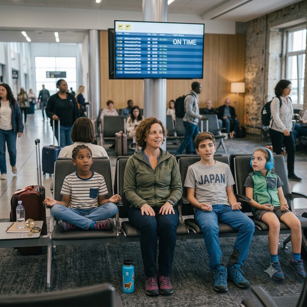 Airport People-Watching