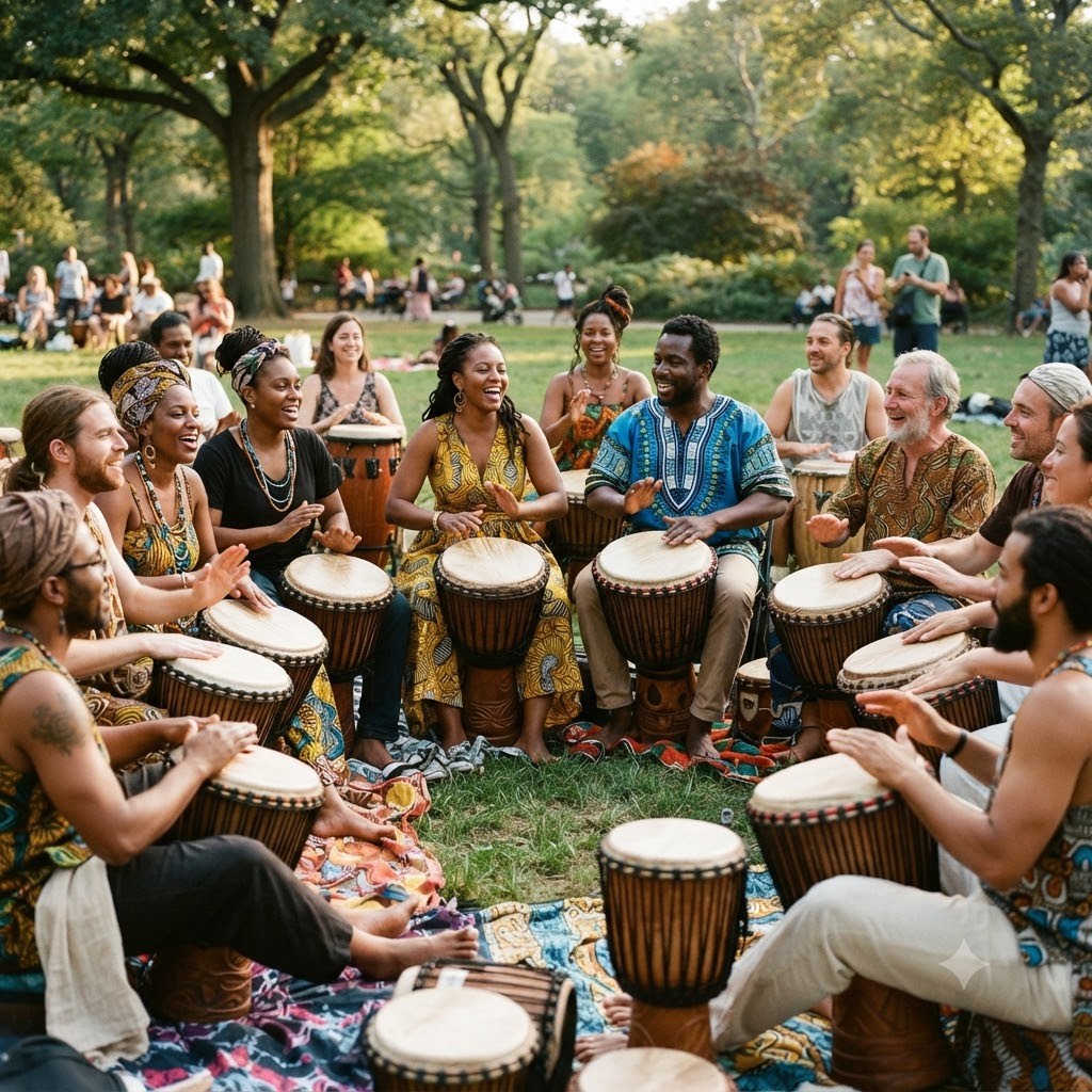 Đánh Trống Djembe