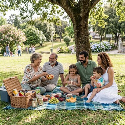 Picnic în familie