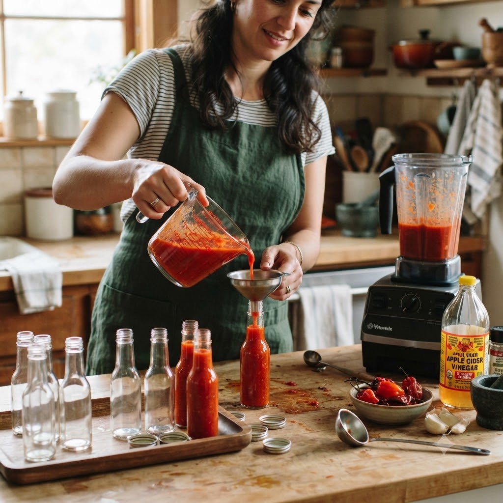 Παρασκευή hot sauce