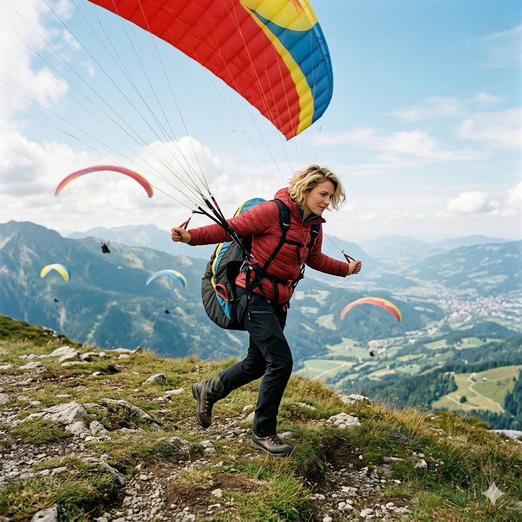 Gleitschirmfliegen