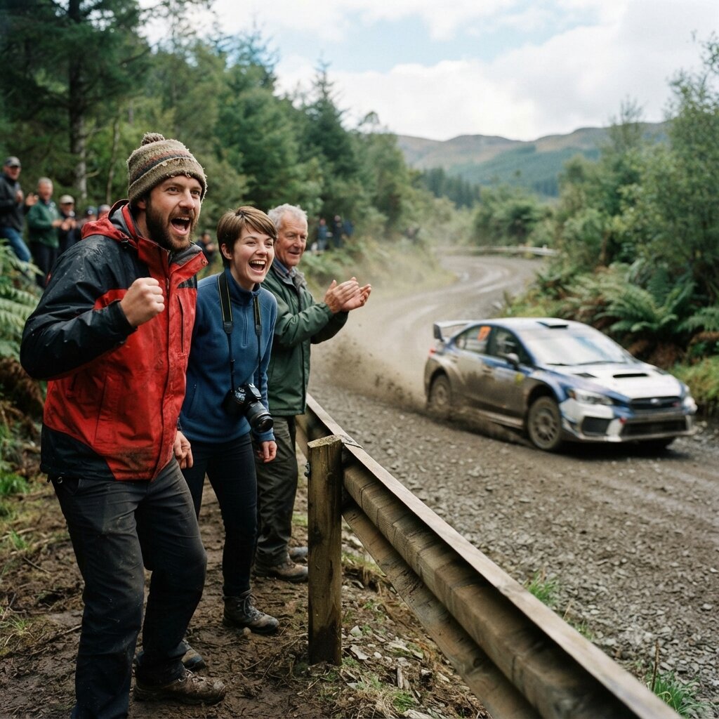Regarder un rallye