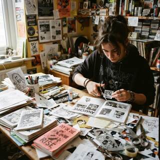 Zine készítés