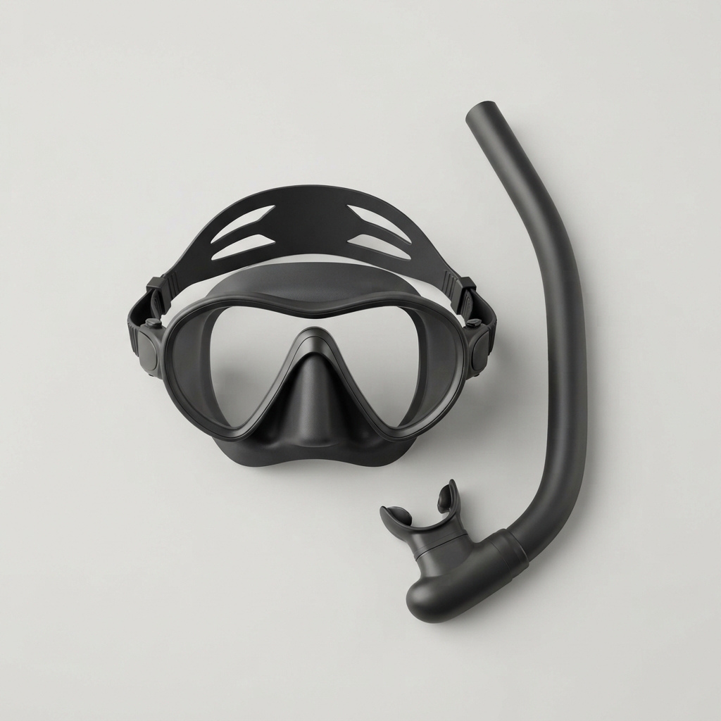 Masque et tuba de plongée libre